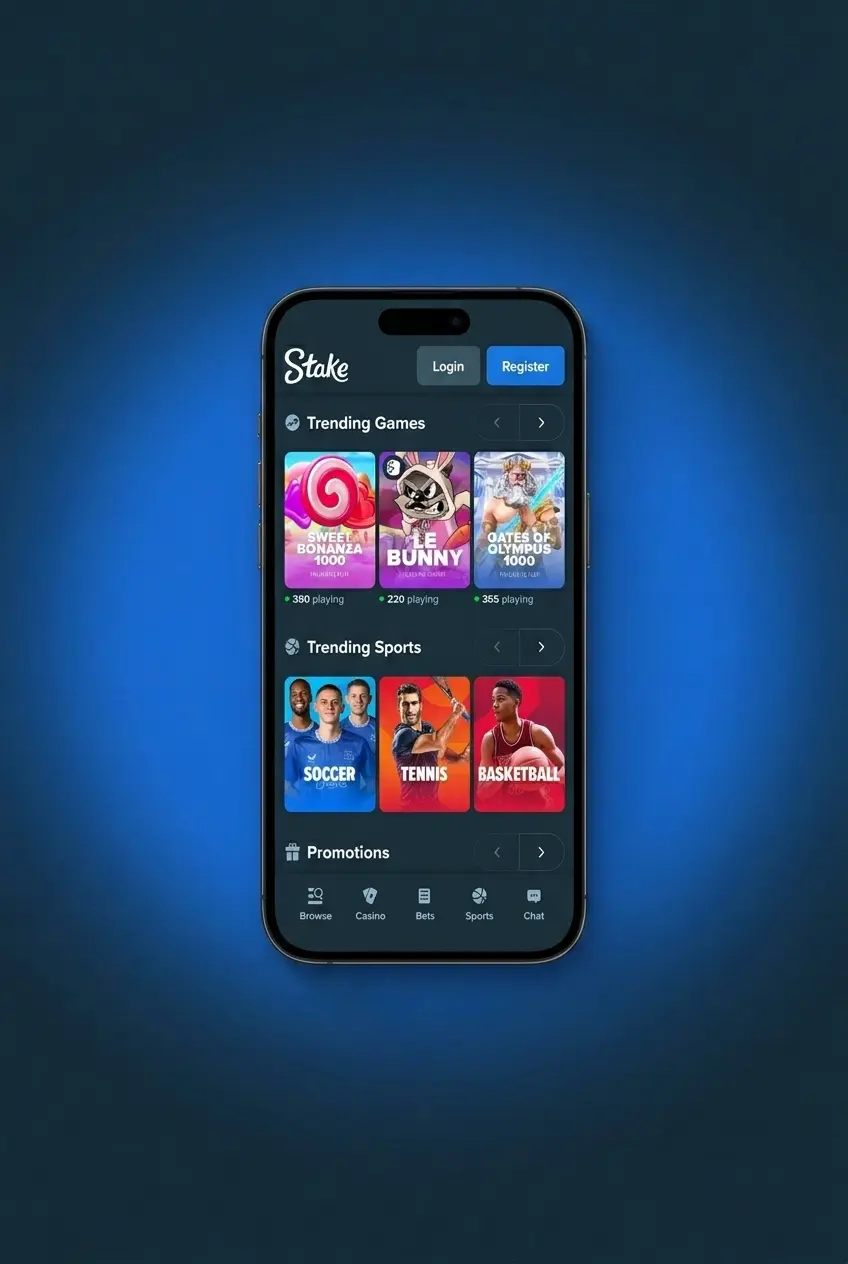 Stake Promo Code Activation via Mobile App