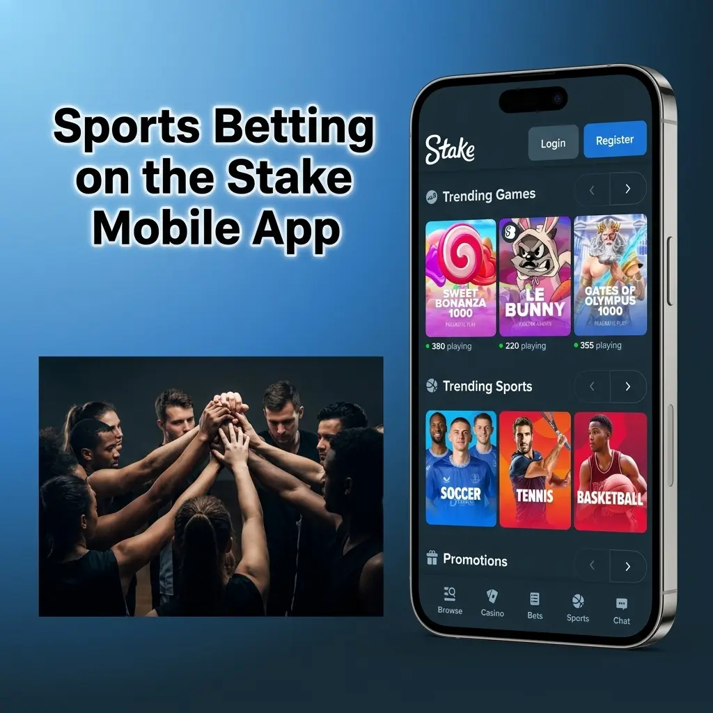 Sports Betting on the Stake Mobile App