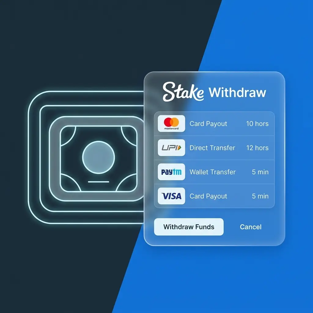 Withdrawal Methods on Stake India