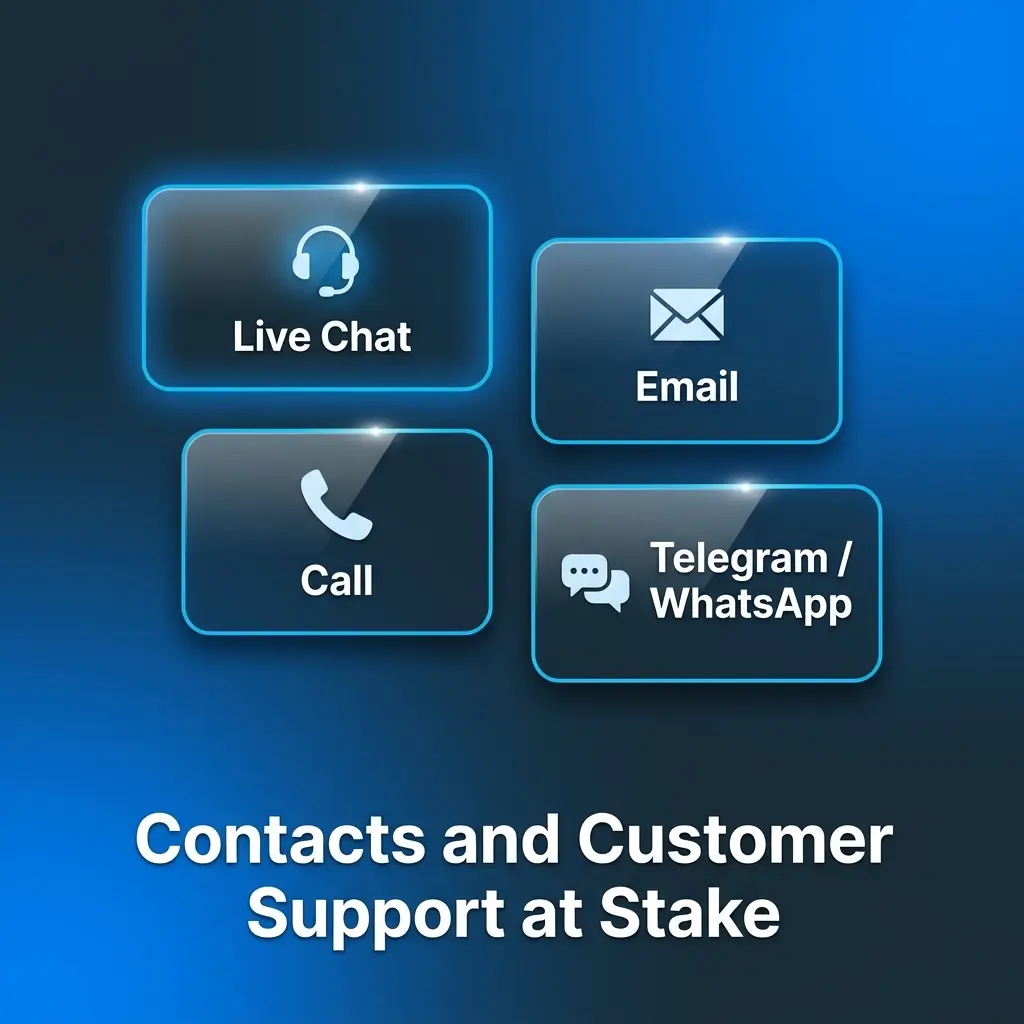 Contacts and Customer Support at Stake